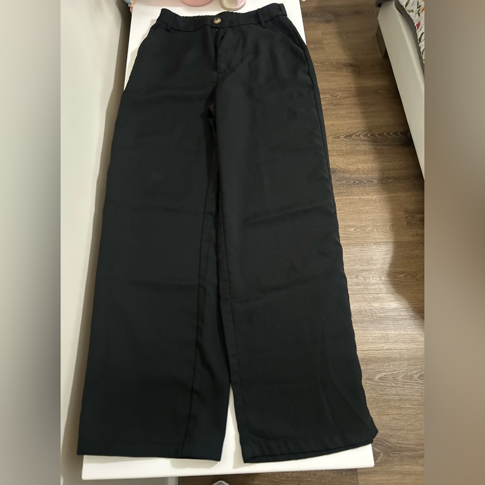Women’s Black oversized Slacks Pants